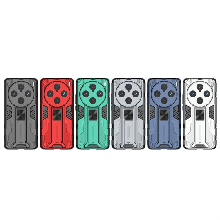 For vivo X100 Pro Supersonic Armor PC Hybrid TPU Phone Case(Silver) by imak