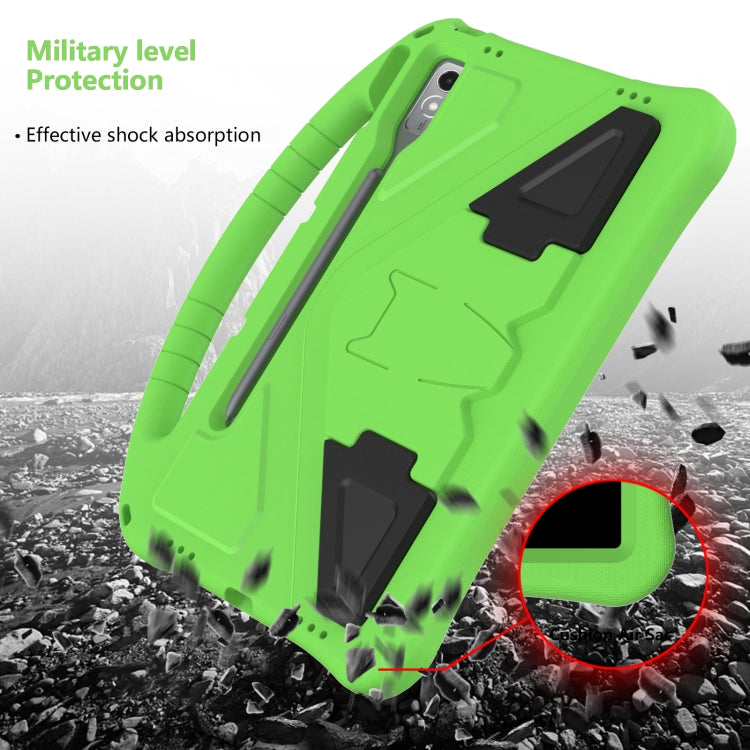 For Lenovo Tab P12 EVA Shockproof Tablet Case with Holder(Green) - Lenovo by buy2fix | Online Shopping UK | buy2fix