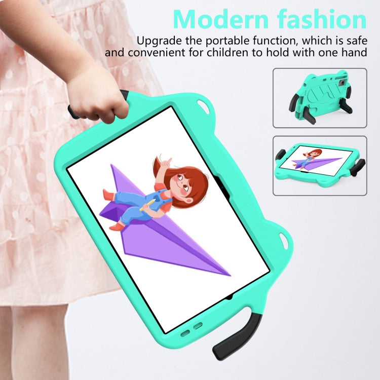 For Lenovo Xiaoxin Pad 2024/Tab M11 Ice Baby EVA Shockproof Hard PC Tablet Case(Mint Green+Black) by buy2fix