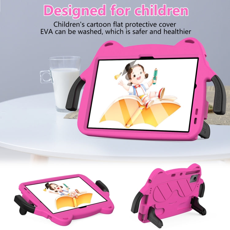 For TCL NxtPader 11 2023 Ice Baby EVA Shockproof Hard PC Tablet Case(Rose Red+Black) - Others by buy2fix | Online Shopping UK | buy2fix