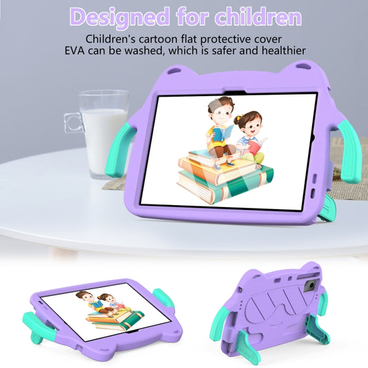 For DOOGEE T30 Pro 11 2023 Ice Baby EVA Shockproof Hard PC Tablet Case(Light Purple+Mint Green) by buy2fix
