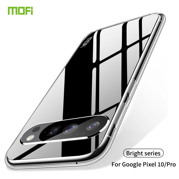 For Google Pixel 10 / 10 Pro MOFI Ming Series Transparent Ultra-thin TPU Phone Case(Transparent) - Google Cases by MOFI | Online Shopping UK | buy2fix