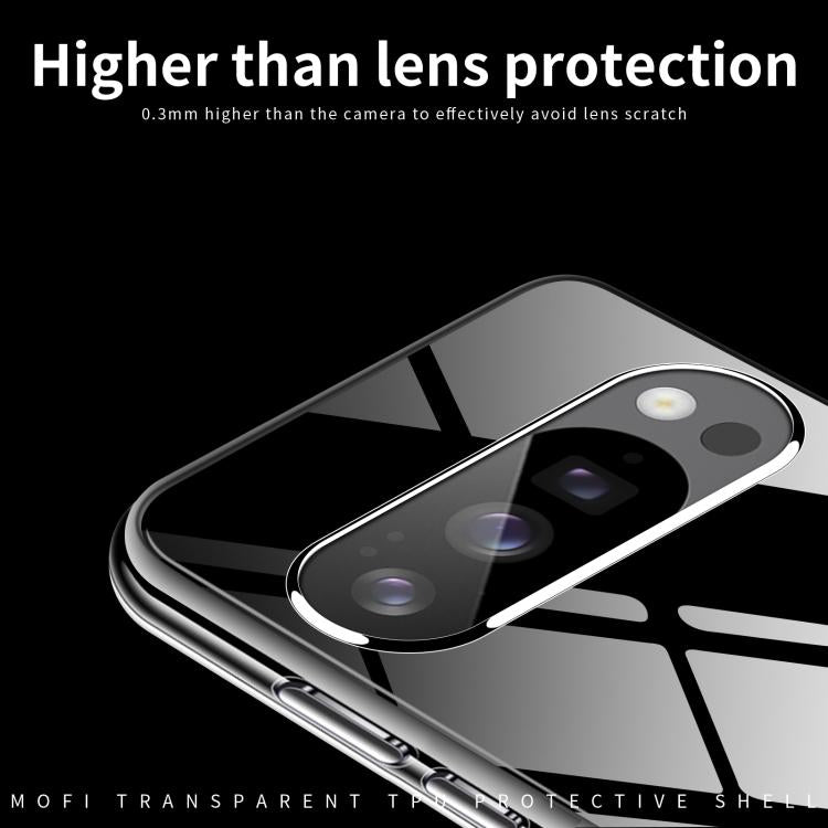 For Google Pixel 10 / 10 Pro MOFI Ming Series Transparent Ultra-thin TPU Phone Case(Transparent) - Google Cases by MOFI | Online Shopping UK | buy2fix