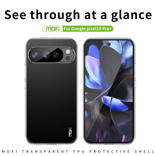 For Google Pixel 10 Pro XL MOFI Ming Series Transparent Ultra-thin TPU Phone Case(Transparent) - Google Cases by MOFI | Online Shopping UK | buy2fix