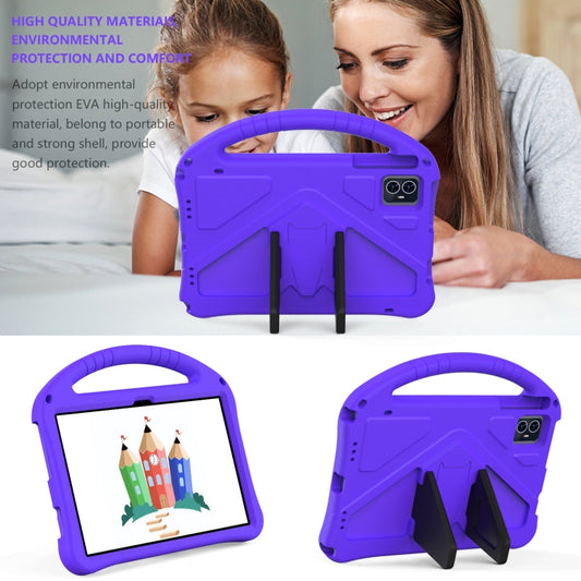 For Blackview Tab 80 10.1 2023 EVA Shockproof Tablet Case with Holder(Purple) by buy2fix