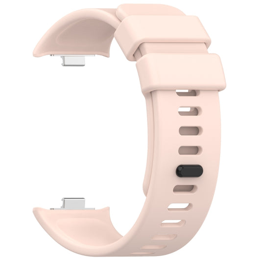 For Redmi Watch 4 Solid Color Silicone Sports Watch Band(Pink) by buy2fix