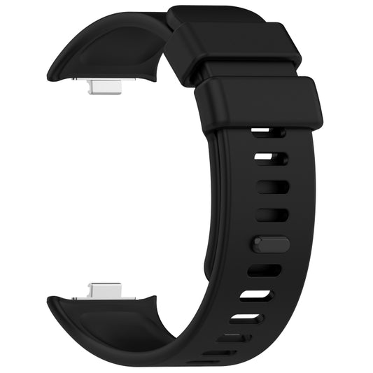 For Redmi Watch 4 Solid Color Silicone Sports Watch Band(Black) by buy2fix