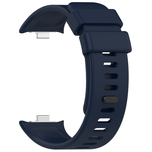 For Redmi Watch 4 Solid Color Silicone Sports Watch Band(Dark Blue) by buy2fix