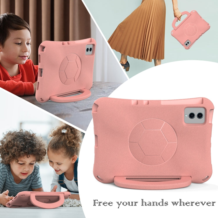 For Samsung Galaxy Tab S7 11 T870/T875 2020 Handle Football Shaped EVA Shockproof Tablet Case(Light Pink) by buy2fix