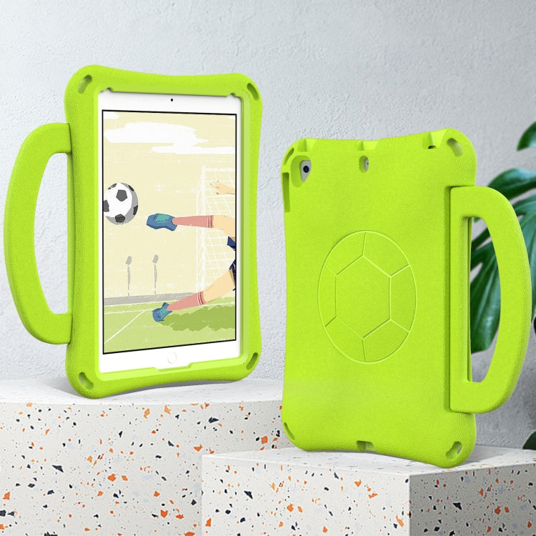 For iPad 9.7 2017/2018 / Air 2 / Air Handle Football Shaped EVA Shockproof Tablet Case(Grass Green) - More iPad Cases by buy2fix | Online Shopping UK | buy2fix