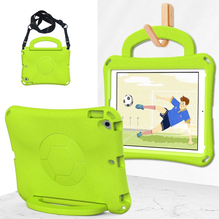 For iPad 9.7 2017/2018 / Air 2 / Air Handle Football Shaped EVA Shockproof Tablet Case(Grass Green) - More iPad Cases by buy2fix | Online Shopping UK | buy2fix