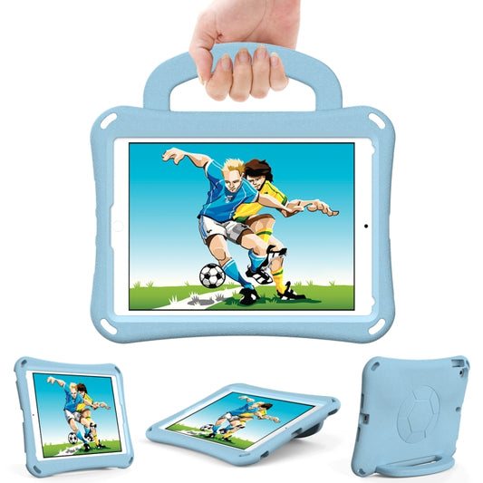 For iPad 10.2 2019/2021/2022 Handle Football Shaped EVA Shockproof Tablet Case(Light Blue) - iPad 10.2 Cases by buy2fix | Online Shopping UK | buy2fix