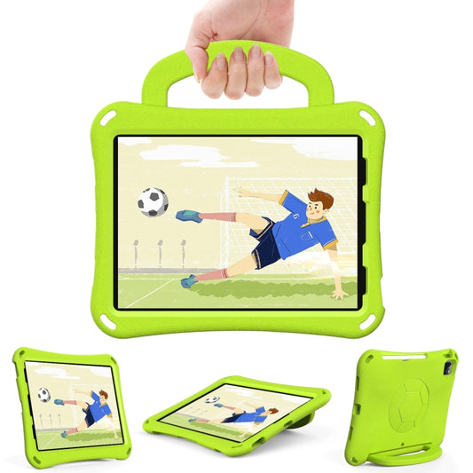 For iPad Pro 11 2018/2020/2021/2022 Handle Football Shaped EVA Shockproof Tablet Case(Grass Green) - More iPad Cases by buy2fix | Online Shopping UK | buy2fix