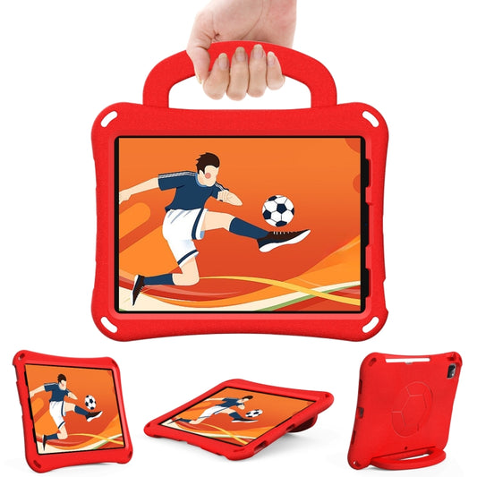 For iPad Pro 11 2018/2020/2021/2022 Handle Football Shaped EVA Shockproof Tablet Case(Red) - More iPad Cases by buy2fix | Online Shopping UK | buy2fix