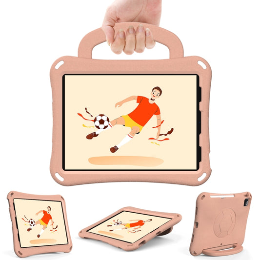 For iPad Pro 11 2018/2020/2021/2022 Handle Football Shaped EVA Shockproof Tablet Case(Light Pink) - More iPad Cases by buy2fix | Online Shopping UK | buy2fix