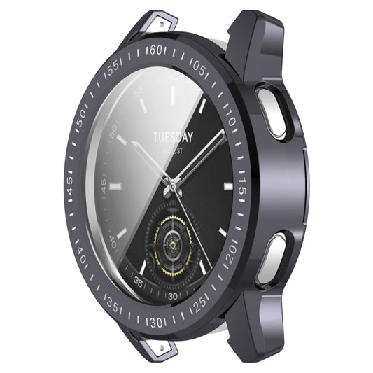 For Xiaomi Watch S3 Full Package TPU Electroplated Watch Protective Case(Dark Gray) by buy2fix