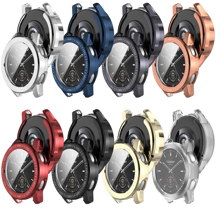 For Xiaomi Watch S3 Full Package TPU Electroplated Watch Protective Case(Black) by buy2fix