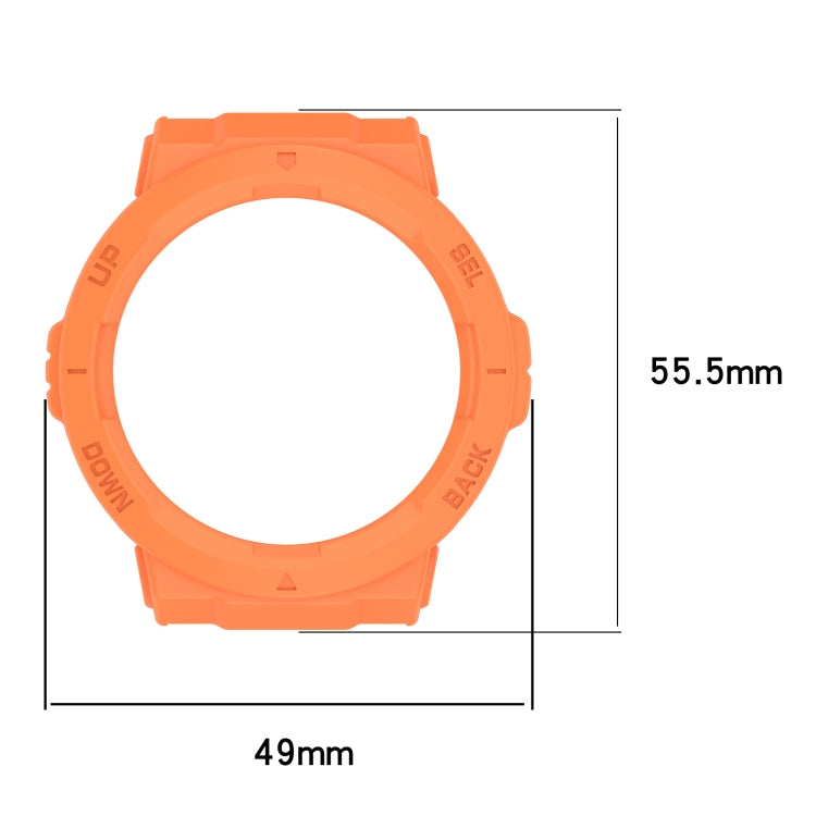 For Amazfit Active Edge A2212 Armored Hollow Half Pack TPU Watch Protective Case(Starlight) - Watch Cases by buy2fix | Online Shopping UK | buy2fix