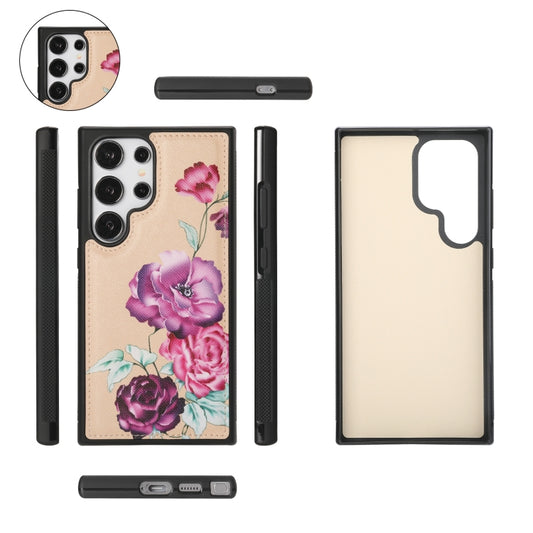 For Samsung Galaxy S24+ 5G Flower Multi-functional Crossbody Zipper Wallet Leather Phone Case(Yellow) - Galaxy S24+ 5G Cases by buy2fix | Online Shopping UK | buy2fix