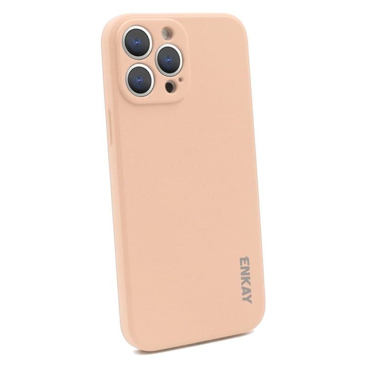 For iPhone 15 Pro ENKAY Liquid Silicone Soft Shockproof Phone Case(Pink) - iPhone 15 Pro Cases by ENKAY | Online Shopping UK | buy2fix
