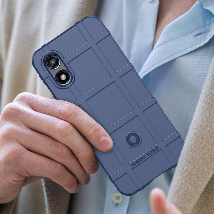 For Motorola Moto G Play 2024 Full Coverage Shockproof TPU Phone Case(Blue) by buy2fix