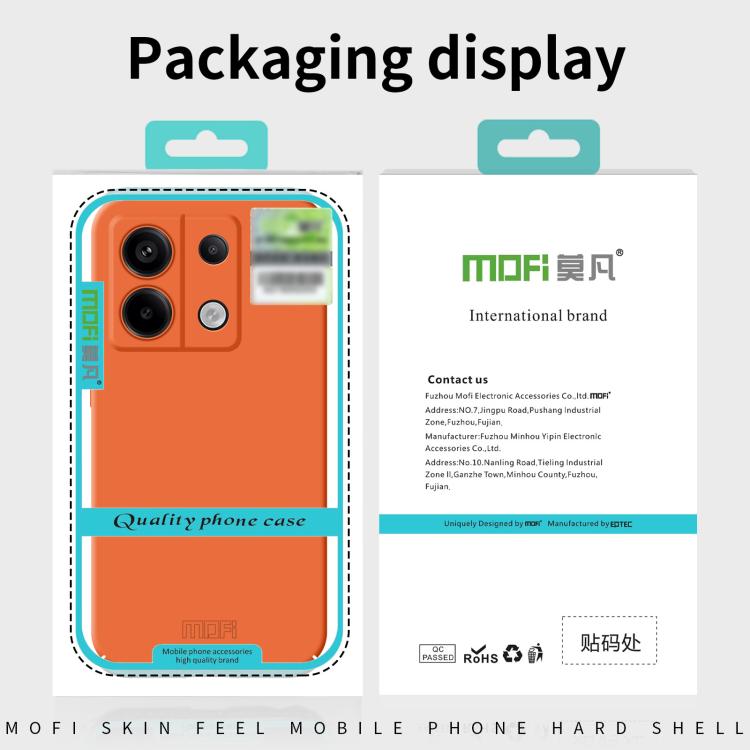 For OnePlus 13 MOFI Qin Series Skin Feel All-inclusive PC Phone Case(Gray) - OnePlus Cases by MOFI | Online Shopping UK | buy2fix