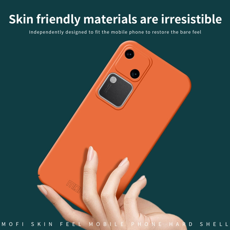 For vivo S18 MOFI Qin Series Skin Feel All-inclusive PC Phone Case(Orange) - vivo Cases by MOFI | Online Shopping UK | buy2fix