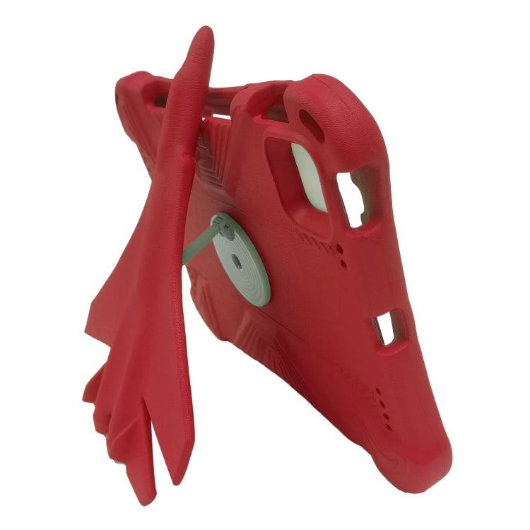 For iPad Pro 11 2020 / 2021 / 2022 360 Rotation Aircraft Holder EVA Shockproof Tablet Case(Red) - iPad Pro 11 (2022/2021) Cases by buy2fix | Online Shopping UK | buy2fix