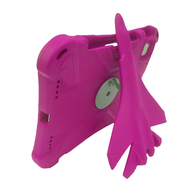 For iPad Pro 11 2020 / 2021 / 2022 360 Rotation Aircraft Holder EVA Shockproof Tablet Case(RoseRed) - iPad Pro 11 (2022/2021) Cases by buy2fix | Online Shopping UK | buy2fix