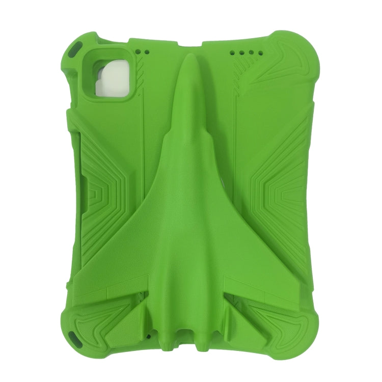 For iPad Pro 11 2020 / 2021 / 2022 360 Rotation Aircraft Holder EVA Shockproof Tablet Case(Green) - iPad Pro 11 (2022/2021) Cases by buy2fix | Online Shopping UK | buy2fix