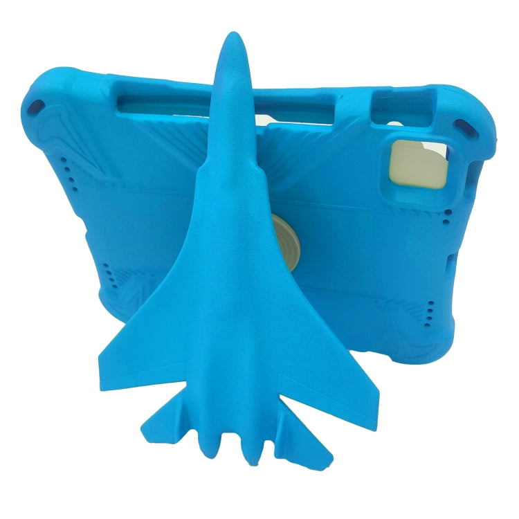 For iPad Air 2022 / 2020 10.9 360 Rotation Aircraft Holder EVA Shockproof Tablet Case(Blue) - iPad Air (2022) / (2020) 10.9 Cases by buy2fix | Online Shopping UK | buy2fix