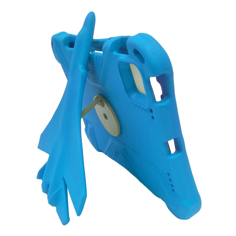 For iPad Air 2022 / 2020 10.9 360 Rotation Aircraft Holder EVA Shockproof Tablet Case(Blue) - iPad Air (2022) / (2020) 10.9 Cases by buy2fix | Online Shopping UK | buy2fix