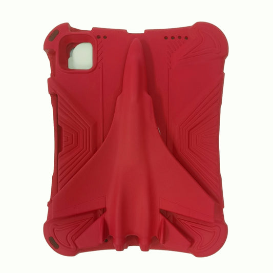 For iPad Air 2022 / 2020 10.9 360 Rotation Aircraft Holder EVA Shockproof Tablet Case(Red) - iPad Air (2022) / (2020) 10.9 Cases by buy2fix | Online Shopping UK | buy2fix
