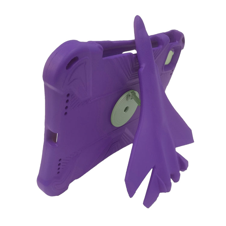 For iPad Air 2022 / 2020 10.9 360 Rotation Aircraft Holder EVA Shockproof Tablet Case(Purple) - iPad Air (2022) / (2020) 10.9 Cases by buy2fix | Online Shopping UK | buy2fix