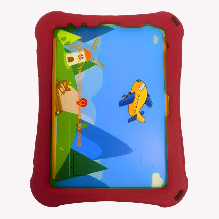 For iPad 2025 / 2022 360 Rotation Aircraft Holder EVA Shockproof Tablet Case(Red) - iPad 2025 / 2022 Cases by buy2fix | Online Shopping UK | buy2fix