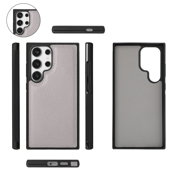 For Samsung Galaxy S24 5G Crossbody Multi-functional Zipper Wallet Litchi Leather Phone Case(Grey) - Galaxy S24 5G Cases by buy2fix | Online Shopping UK | buy2fix