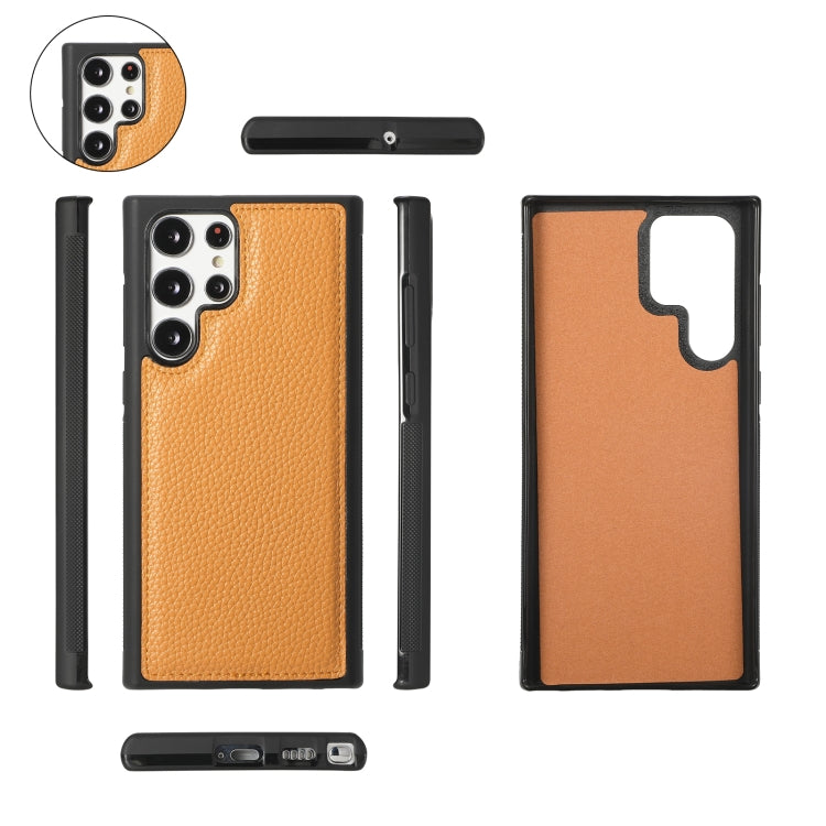 For Samsung Galaxy S22 5G Crossbody Multi-functional Zipper Wallet Litchi Leather Phone Case(Orange) - Galaxy S22 5G Cases by buy2fix | Online Shopping UK | buy2fix