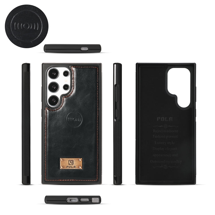 For Samsung Galaxy S24+ 5G Multi-functional Zipper Wallet Leather Phone Case(Black) - Galaxy S24+ 5G Cases by buy2fix | Online Shopping UK | buy2fix