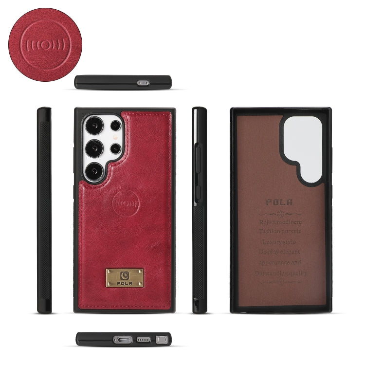For Samsung Galaxy S24 5G Multi-functional Zipper Wallet Leather Phone Case(Red) - Galaxy S24 5G Cases by buy2fix | Online Shopping UK | buy2fix