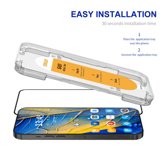 For Redmi K60 Ultra ENKAY Easy Install High Alumina Silicon Full Glass Film by ENKAY