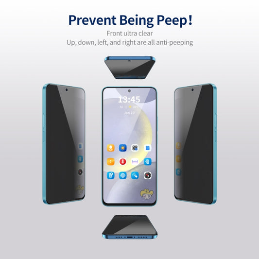 For Samsung Galaxy S23+ 5G 2pcs ENKAY Hat-Prince 360 Degree Anti-peeping Privacy Full Screen Tempered Glass Film by ENKAY