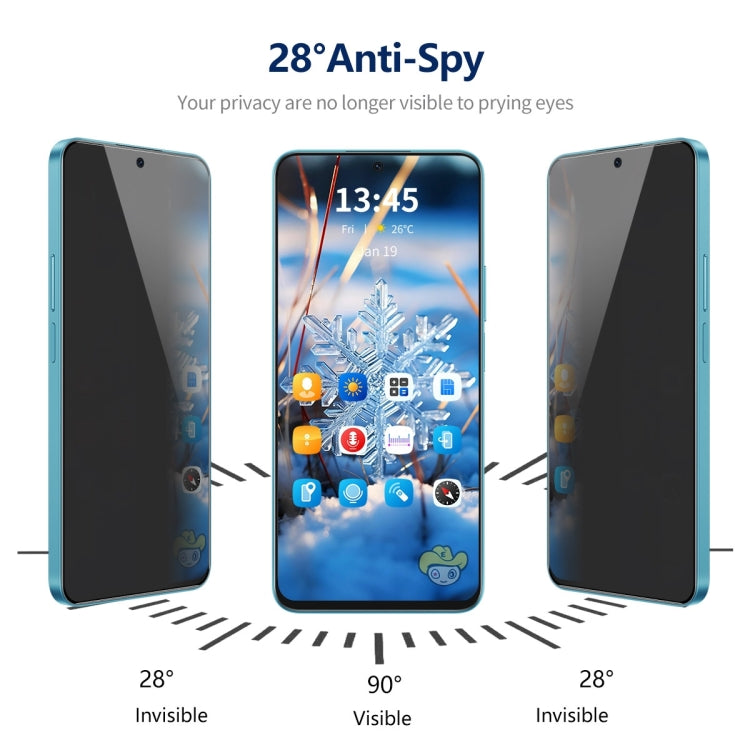 For Samsung Galaxy A54 5G 5pcs ENKAY Hat-Prince 360 Degree Anti-peeping Privacy Full Screen Tempered Glass Film - Galaxy Tempered Glass by ENKAY | Online Shopping UK | buy2fix