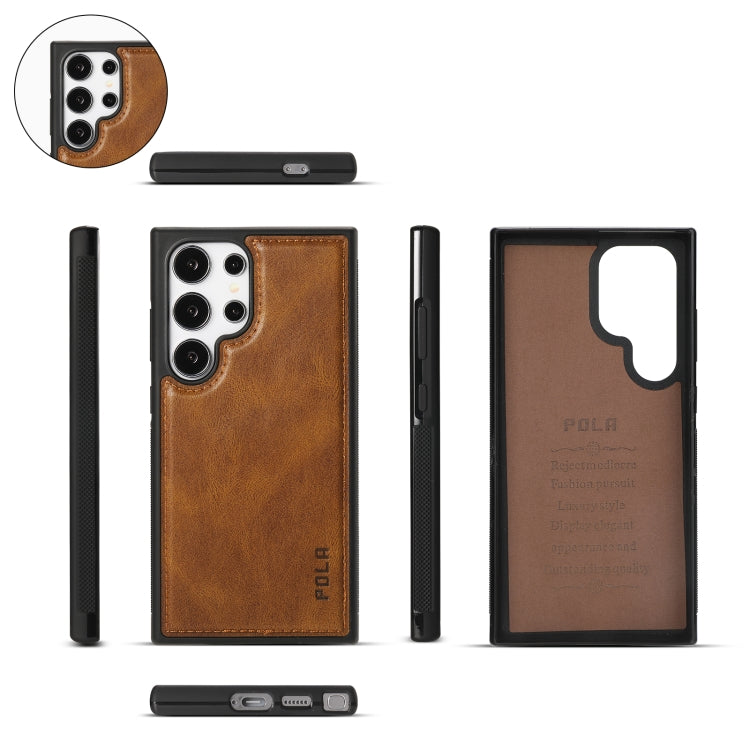 For Samsung Galaxy S24+ 5G Crossbody Multi-functional Zipper Wallet Leather Phone Case(Brown) - Galaxy S24+ 5G Cases by buy2fix | Online Shopping UK | buy2fix