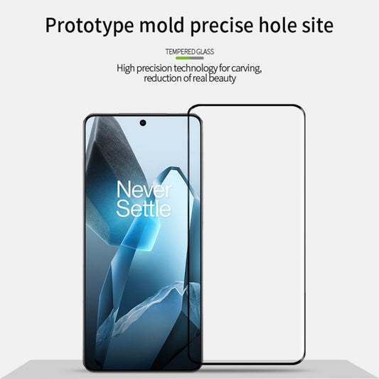 For OnePlus 13 MOFI 9H 3D Hot Bending Tempered Glass Film(Black) - OnePlus Tempered Glass by MOFI | Online Shopping UK | buy2fix