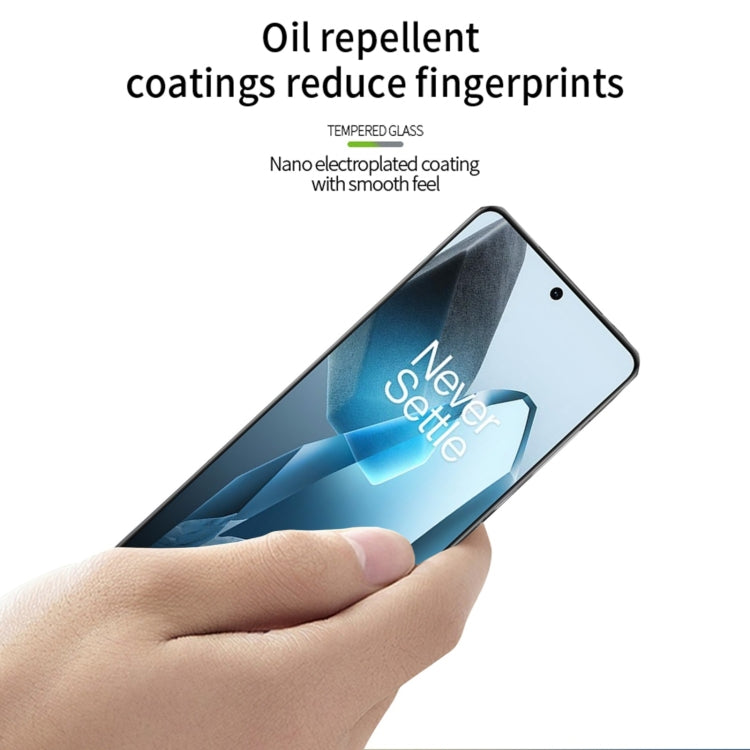 For OnePlus 13 MOFI 9H 3D Hot Bending Tempered Glass Film(Black) - OnePlus Tempered Glass by MOFI | Online Shopping UK | buy2fix