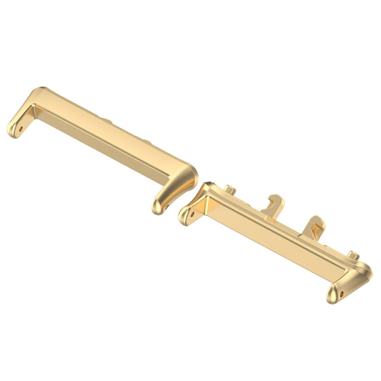 For Samsung Galaxy Fit 3 SM-R390 1 Pair Metal Watch Band Connector(Gold) by buy2fix