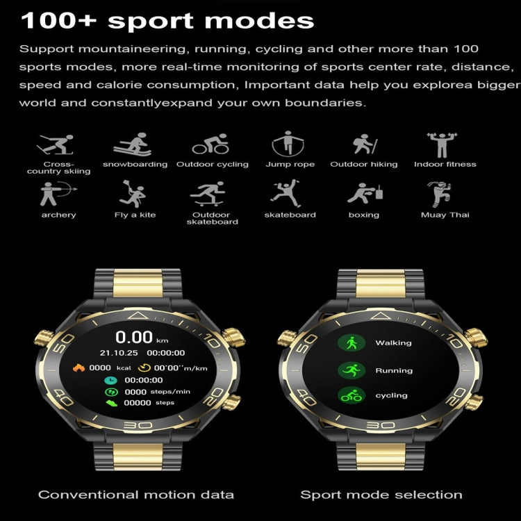 Z91 Pro Max 1.52 inch Color Screen Smart Watch,Support Bluetooth Call / Heart Rate / Blood Pressure / Blood Oxygen Monitoring(Gold) by buy2fix