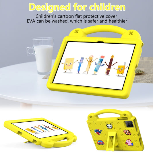 For T-Mobile REVVL Tab 10.36 2023 Handle Kickstand Children EVA Shockproof Tablet Case(Yellow) - Others by buy2fix | Online Shopping UK | buy2fix