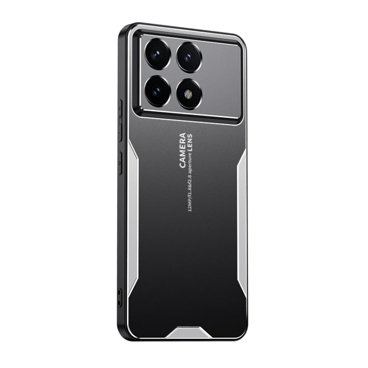 For Xiaomi Redmi K70 Pro Blade Series TPU Hybrid Metal Phone Case(Silver) - Xiaomi Cases by buy2fix | Online Shopping UK | buy2fix