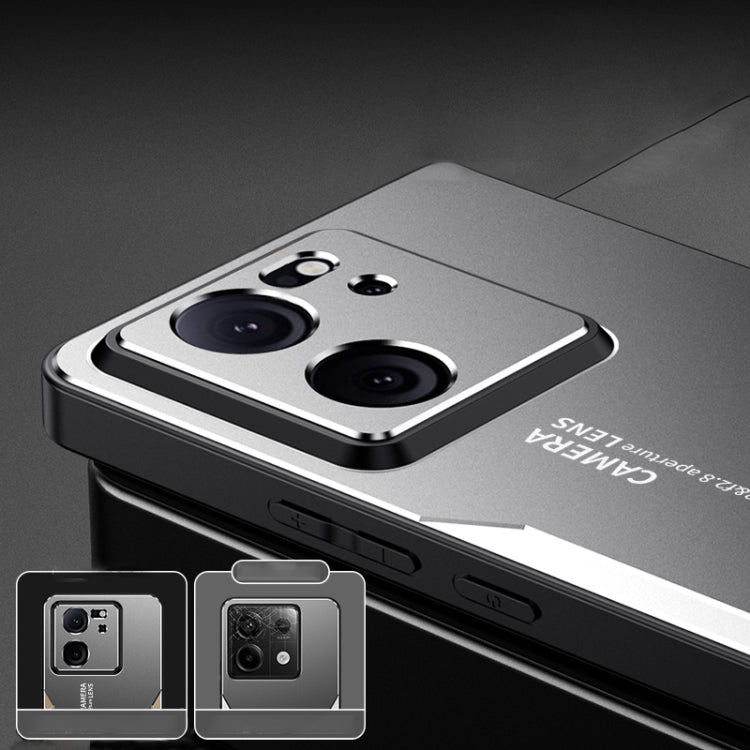 For Xiaomi Redmi K60 Ultra Blade Series TPU Hybrid Metal Phone Case(Blue) - Xiaomi Cases by buy2fix | Online Shopping UK | buy2fix